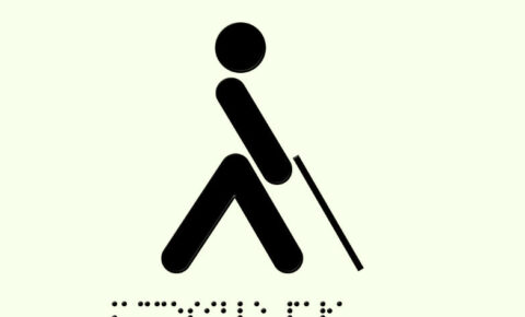 Zona de juego para personas con disfunción visual